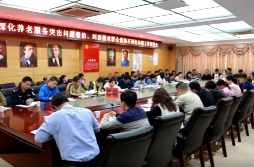 祁阳市召开全市深化养老服务突出问题整治、纠治困难群众救助不到位问题工作推进会