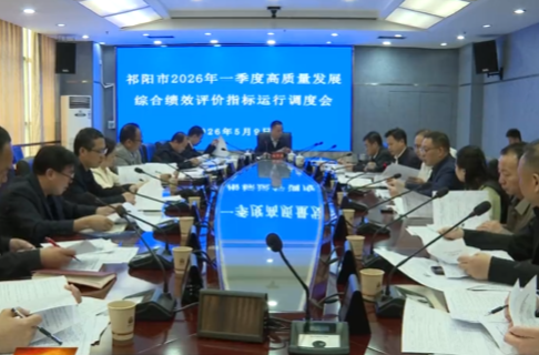 向子顺主持召开一季度高质量发展综合绩效评价指标运行调度会