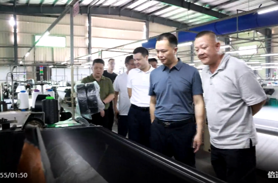 向子顺调研白水纺织企业运行情况 助推产业扩能提质增效