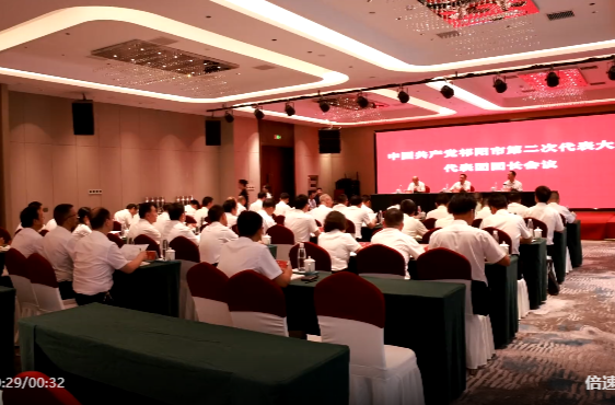 聚焦党代会 | 中国共产党祁阳市第二次代表大会代表团团长会议召开