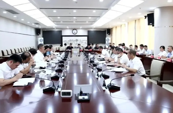 中铁广州工程局集团有限公司来祁洽谈项目合作
