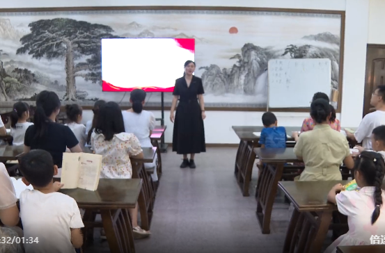 祁阳市陶铸图书馆开展“爱·悦·读”馆校共读优秀学子领读经典暑期专项活动
