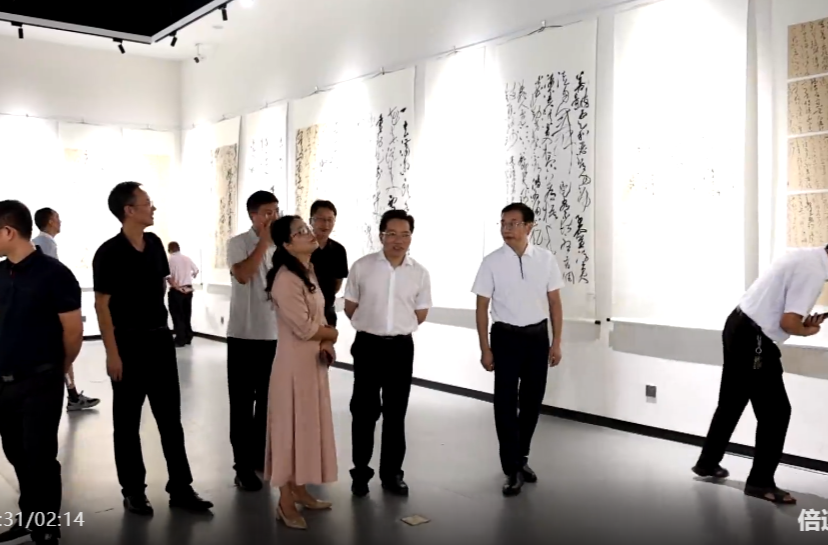 “墨润潇湘·诗画永州”全国行草书作品巡回展（祁阳站）开幕