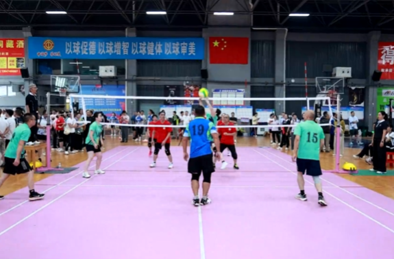 “金秋庆丰收 消费促振兴”暨“中国梦·劳动美”祁阳市第六届职工气排球比赛开赛