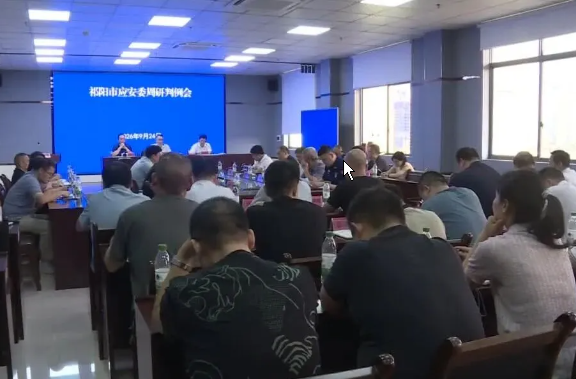 祁阳市应安委周研判例会召开