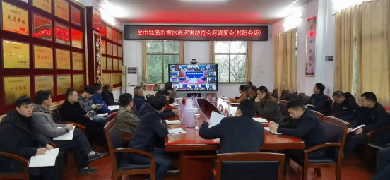 祁阳市召开低温雨雪冰冻灾害天气防范会商会