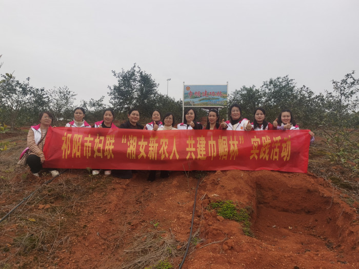 祁阳市妇联开展“巾帼绽芳华  共建巾帼林”主题党日活动