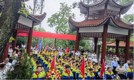 祁阳市退役军人事务局开展“铸魂•2024•清明祭英烈 ”联合活动