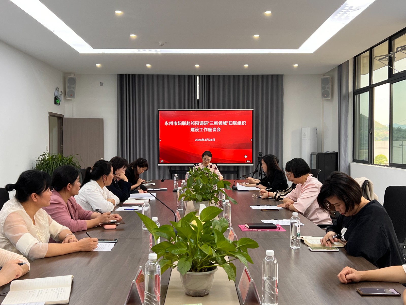 永州市妇联来祁调研“三新”领域妇联组织建设工作