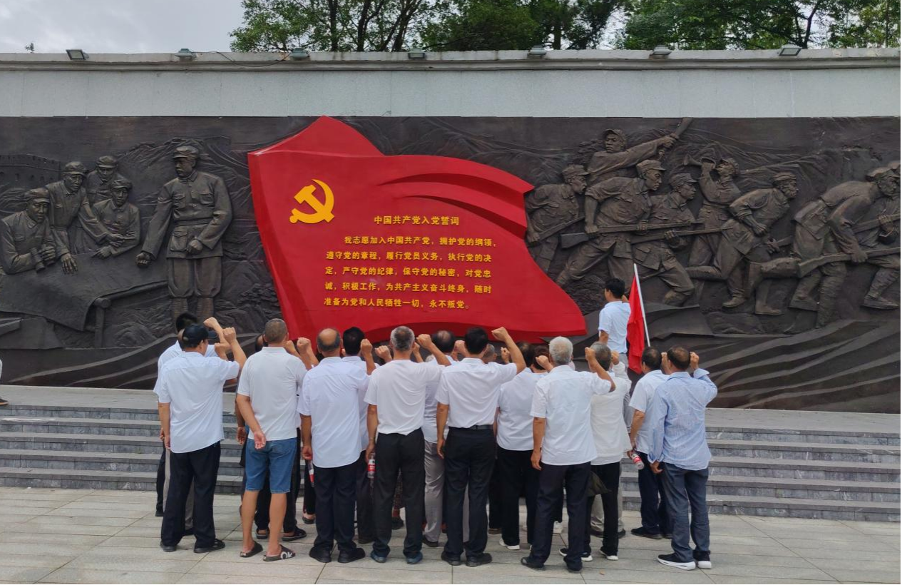 七里桥镇龙华村党支部开展“党纪学习强党性 警示教育筑防线”迎七一主题党日活动