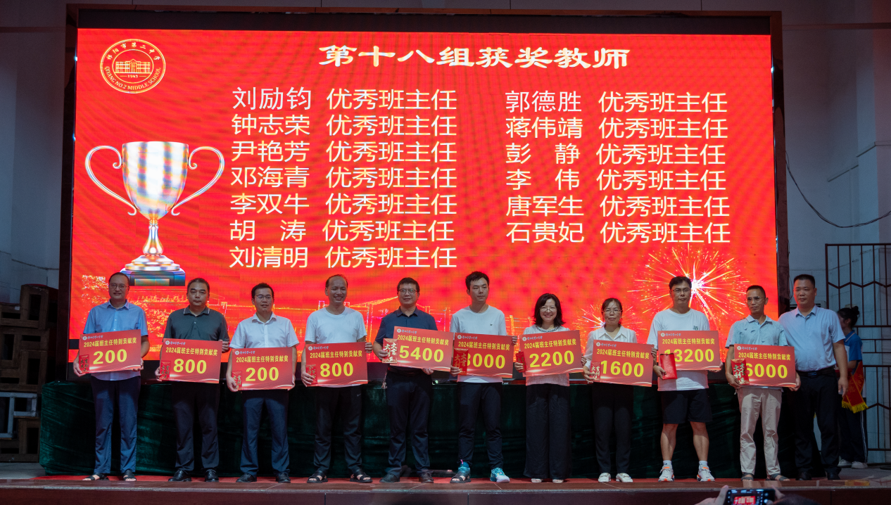 祁阳二中：  和协奖学金颁发  助力2024届学子梦想前行
