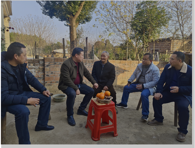 龙江桥水库：情系老年水利人， 春节慰问送关怀
