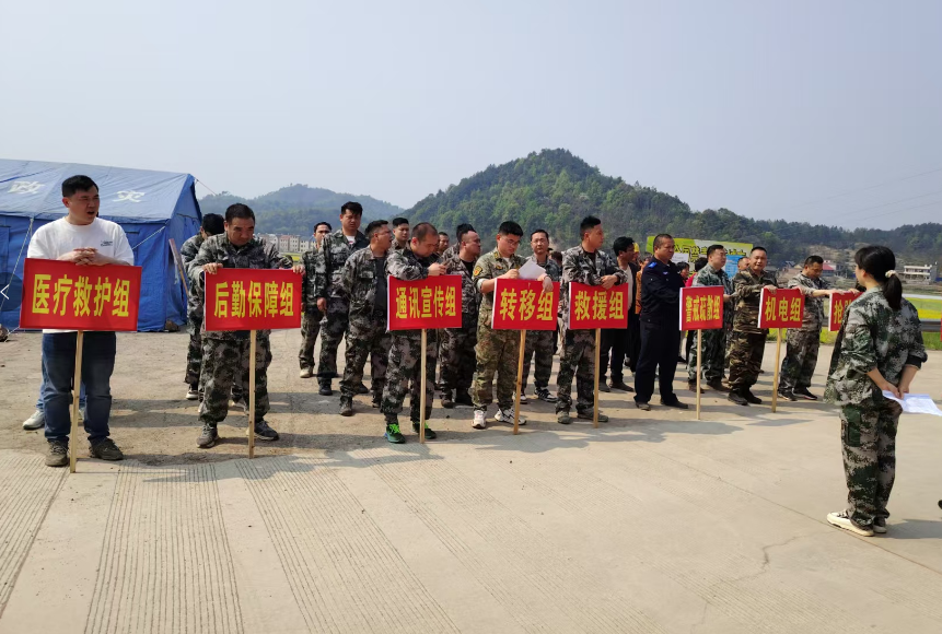 龙江桥水库灌区：以练促防  织密防汛安全网