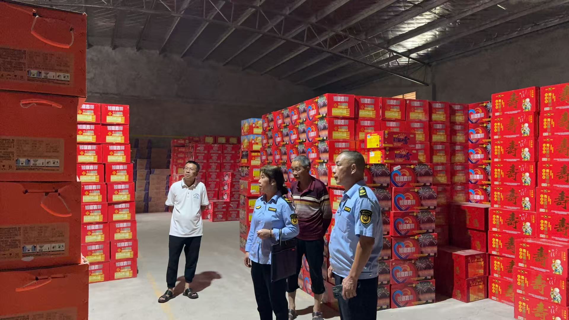 白水镇开展烟花爆竹安全专项检查