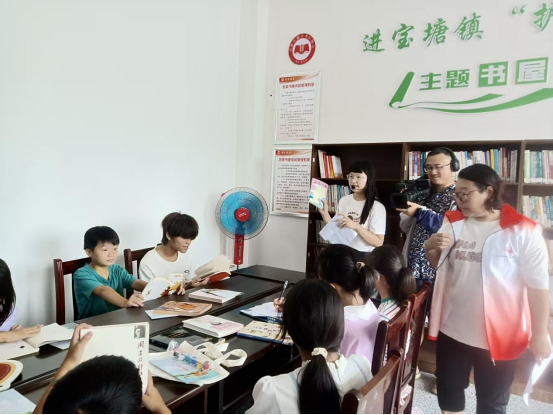 进宝塘镇开展“护苗”文明实践活动