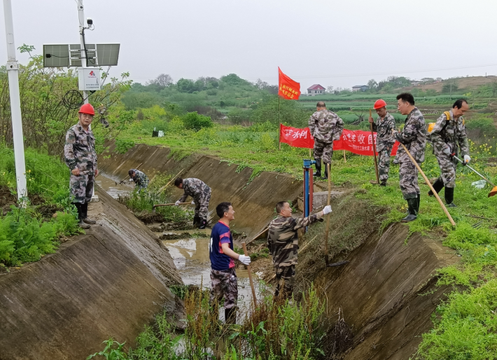 龙江桥水库灌区: 常态化清淤扫障，助力农业春耕生产