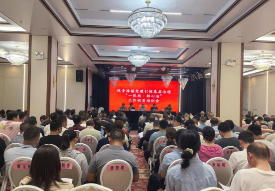 观音滩镇召开党建引领基层治理“一张网·祁心治”工作动员培训会